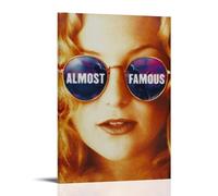 RWTWQGEQWGR Poster mural décoratif esthétique avec cadre Motif affiche Almost Famous 20 x 30 cm