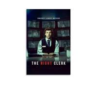 RWTWQGEQWGR Poster The Night Clerk - Art mural décoratif - Esthétique - Poster design - 40 x 60 cm - Style sans cadre
