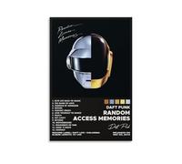 RWTWQGEQWGR Random Access Memories by Daft Punk Album Poster Art Décoration murale Esthétique Couverture Poster Design Peinture 30 x 45 cm Sans cadre