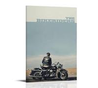 RWTWQGEQWGR The Bikeriders Poster Art mural décoratif esthétique avec cadre 40 x 60 cm