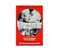 RWTWQGEQWGR The Thomas Crown Affair Poster décoratif mural esthétique sans cadre 20 x 30 cm