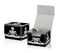 RWUTYTIUL Boîte de rangement pour cartes MTG, boîte de rangement pour cartes pouvant contenir plus de 120 cartes, étui en cuir de petite taille, fermeture magnétique solide pour jeux de société