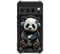 RWUTYTIUL Coque pour Google Pixel 8 Pro 17 cm - Coque de protection intégrale en silicone souple ultra fine et souple - Protection intégrale contre les chutes - Pour homme et femme - Motif panda