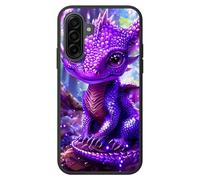 RWUTYTIUL Coque pour Samsung Galaxy A16 5G 6,7", coque de protection intégrale en TPU souple et ultra fine et souple pour homme et femme, bébé dragon violet
