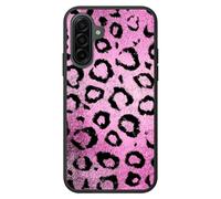 RWUTYTIUL Coque pour Samsung Galaxy A17 5G 6,7", coque de protection intégrale en TPU souple et ultra fine et souple pour homme et femme, imprimé léopard rose