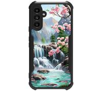 RWUTYTIUL Coque pour Samsung Galaxy A54 5G 6,4" pour homme et femme, ultra fine en silicone souple, résistant aux chocs, protection intégrale contre les chutes, fleurs de cerisier