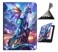RWUTYTIUL Coque pour Samsung Galaxy Tab A 8" 2017 SM-T380/T385, résistante aux chocs, protection intelligente, multi-angle de visualisation pour tablette pour homme et femme, avec mise en veille