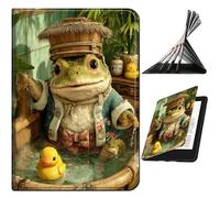 RWUTYTIUL Coque pour Samsung Galaxy Tab A 8" 2019 SM-T290/T295, résistante aux chocs, protection intelligente, multi-angle, pour homme et femme, avec mise en veille/réveil automatique, grenouille qui