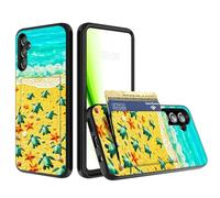 RWUTYTIUL Étui portefeuille pour Samsung Galaxy S21 5G 6,2" avec fente pour cartes, cartes de crédit, cartes d'identité, espèces, double couche de protection antichoc en silicone souple robuste pour