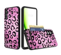 RWUTYTIUL Étui portefeuille pour Samsung Galaxy S24 5G/S25 5G 6,2" avec fente pour cartes, cartes de crédit, cartes d'identité, espèces, double couche de protection antichoc en silicone souple robuste