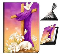 RWUTYTIUL Étui pour iPad Air 5e/4e génération 10,9" 2022/2020, fin en cuir synthétique avec support antidérapant multi-angle, [veille/réveil automatique] Coque pour homme et femme, pigeon de chèvre