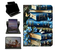 RWUTYTIUL Étui pour iPad Air 5e/4e génération 2022/2020 11"/iPad Pro 11" (4e/3e/2e/1ère génération), support rotatif à 360 degrés avec coque verticale antichoc multi-angle pour homme et femme, livre