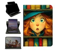 RWUTYTIUL Étui pour iPad Pro 11" M5 2025 6{^>e<^} génération/M4 2024 5e génération, support rotatif à 360 degrés avec coque de protection verticale antichoc multi-angles pour homme et femme, livre