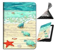 RWUTYTIUL Étui pour iPad Pro 11" M5 6{^>e<^} génération 2025/M4 5{^>e<^} génération 2024, étui intelligent fin en cuir synthétique avec support antidérapant multi-angle, [veille/réveil automatique