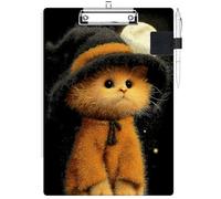 RWUTYTIUL Porte-bloc avec passant pour stylo, format lettre A4, clip discret et porte-stylo autocollant pour ordinateurs portables, infirmières, bureau, médecins, salles de affaires, femmes