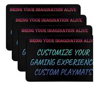 RWUTYTIUL Tapis de jeu personnalisé, votre propre tapis de jeu personnalisé pour femmes, hommes, enfants, 35,6 x 61 cm, tapis de jeu cousu pour commander board, RPG, CCG, jeu Magic The Gathering - 4