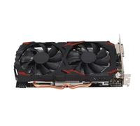 RX 580 8 Go, Carte Graphique pour PC de Jeu Carte Graphique Plug and Play Silencieuse avec Deux Ventilateurs RX 580 8 Go 256 Bits Cartes Graphiques de Jeu pour Ordinateur Tarjeta