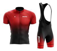 RX MAVIC-Ensemble de cyclisme respirant pour hommes, ensemble de vélo de route à manches courtes, entraînement d'équipe, anti-transpiration d'été trempé, nouveau 4