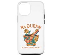 Rx Queen Docteur en pharmacie Groovy Pharmacien Coque pour iPhone 12/12 Pro