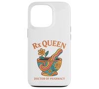 Rx Queen Docteur en pharmacie Groovy Pharmacien Coque pour iPhone 13 Pro