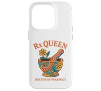 Rx Queen Docteur en pharmacie Groovy Pharmacien Coque pour iPhone 14 Pro