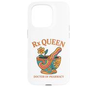 Rx Queen Docteur en pharmacie Groovy Pharmacien Coque pour iPhone 15 Pro