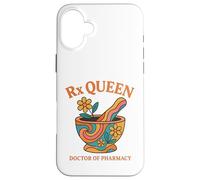 Rx Queen Docteur en pharmacie Groovy Pharmacien Coque pour iPhone 16 Plus