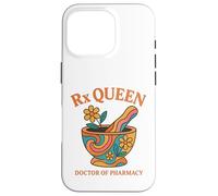 Rx Queen Docteur en pharmacie Groovy Pharmacien Coque pour iPhone 16 Pro