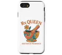 Rx Queen Docteur en pharmacie Groovy Pharmacien Coque pour iPhone SE (2020) / 7 / 8