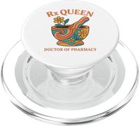 Rx Queen Docteur en pharmacie Groovy Pharmacien PopSockets PopGrip pour MagSafe