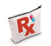 RX Sac de voyage pour pharmacien - Cadeau de remise de diplôme - Cadeau de remerciement - Équipe de premiers secours - Sac de pharmacie, Trousse de maquillage Rx 3uk, Mode