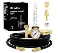 RX WELD Argon Régulateur Débitmètre Jauge Régulateur de Gaz pour Soudure Mig Tig avec Soudure Tuyau de Gaz