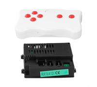 RX19 Récepteur à distance 12 V pour enfants, jouet de voiture électrique, module de commande sans fil 2,4 G avec fonction de démarrage doux, compatible avec les véhicules 12 V Ride-On (kit complet)