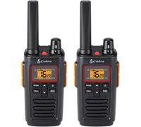 Rx380 Talkies-Walkies (Pack De 2) ¿ Talkies-Walkies Rechargeables Pmr446 Pour Loisirs Et Entreprises,Portée De 8 Km,Résistance À L'Eau Ipx2,Noir Et Orange
