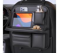 RXBBDL Organiseur pour siège arrière de Voiture pour Tesla Model 3/Model S/Model X/Model Y 2013-2025 Protection Dossier Siege Multi Poches Organiseurs pour Voiture,Black