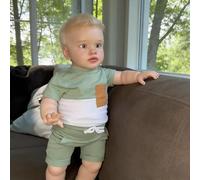RXDOLL Grande poupée Reborn Toddler - Taille réelle - 65 cm - En silicone - Comme un vrai bébé - Poupée nouveau-né - Aspect réel