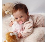 RXDOLL Poupée Reborn réaliste de 48,3 cm pour Nouveau-né prématuré, poupée Reborn réaliste Qui Ressemble à la Vie réelle, poupée Reborn au Corps Doux lestée Cadeau d'anniversaire