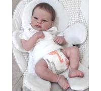 RXDOLL Poupées anatomiquement correctes qui ressemblent à de vrais bébés de 43,2 cm - Poupées Reborn réalistes en silicone - Poupée nouveau-né réaliste - Yeux ouverts - Jouet fait à la main