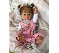 RXDOLL Poupées Reborn anatomiquement correctes de 55,9 cm - En silicone - En vinyle - Pour nouveau-né - Avec cheveux enracinés - Imperméables - Cadeaux