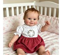 RXDOLL Real Life Poupée Reborn en silicone pour fille - 50,8 cm - Poupée réaliste - Doux sourire réaliste - Pour enfants à partir de 3 ans