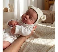 RXDOLL Real Life Poupée Reborn en silicone pour nouveau-né garçon - 50,8 cm - Étanche - Anatomiquement correcte - Avec de jolis vêtements pour enfants de 3 ans et plus