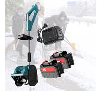RxGhyl Souffleuse à Neige éLectrique, Pelle à Neige éLectrique sans Balais De 1 000 W, Souffleuse à Neige sans Fil, Largeur De DéNeigement De 12,5 Po, Profondeur De 6,3 Po 1Xbattery