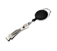 Rxgiasup Attache à nœuds multifonction en acier inoxydable - Pince de pêche - Outil de liaison - Coupe-fil - Tondeuse à cheveux avec enrouleur de ligne de pêche et coupe-fil