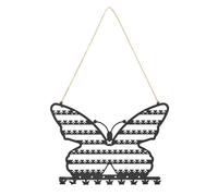 Rxgiasup Butterfly Designs Porte-bijoux mural pratique pour organiser les colliers et boucles d'oreilles, taille unique, comme décrit