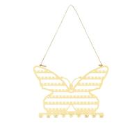 Rxgiasup Butterfly Designs Porte-bijoux mural pratique pour organiser les colliers et boucles d'oreilles, taille unique, comme décrit