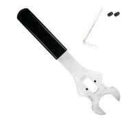 Rxgiasup Clé à axe central Extracteur de serrure de vélo Trou carré Enlèvement et installation Clé à molette Outil de vélo Outil d'entretien et de réparation durables