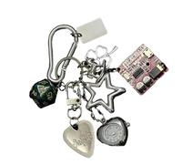 Rxgiasup Élégant porte-clés montre de poche porte-clés porte-clés à la mode avec structure en alliage parfait pour le quotidien et les fêtes. Pendentif montre de poche, rouge, taille unique