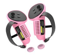 Rxgiasup Étui de manette en silicone souple pour Quest3S anti-rayures et anti-usure pour des housses de protection immersives