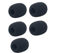 Rxgiasup Lot de 5 caches en mousse pour microphone professionnel - Pare-brise - Conversations de conférence - Enregistrement de studio - Microphone - Pare-brise - Filtre en mousse