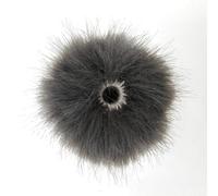 Rxgiasup Microphone coupe-vent, réduction efficace du bruit, pare-brise, microphone, étui anti-éclaboussures pour clip de col, microphone, pare-brise en fourrure